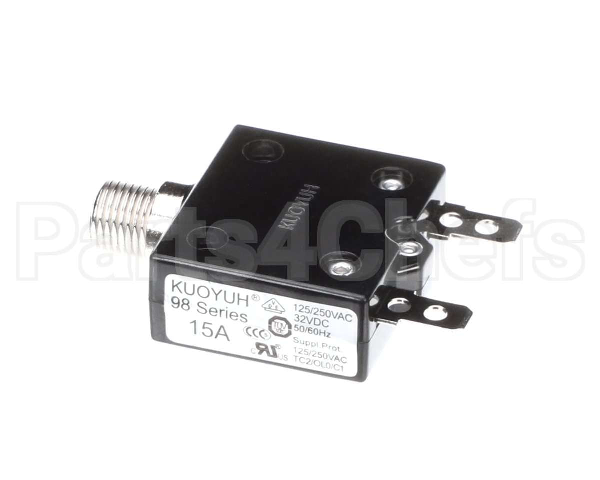 260-1228 Mart Cart Circuit Breaker, 15A