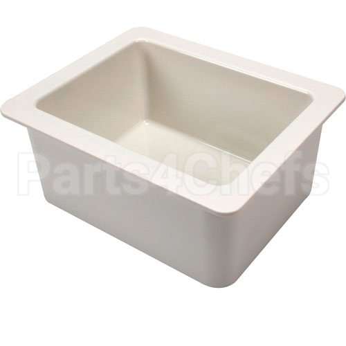 26CF-148 Compatible Cambro Cold Pan Half White (148)