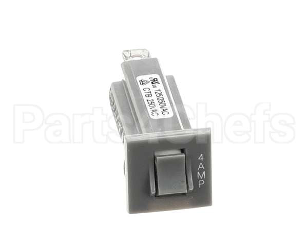 27181.0002 Bunn Circuit Breaker,Reset-4Amp(Gr