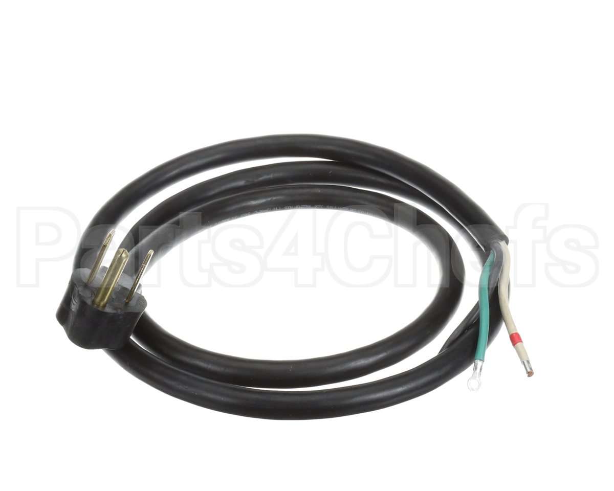 27728.0021 Bunn Power Cord Assembly, 50A 250V Nema 6-50P