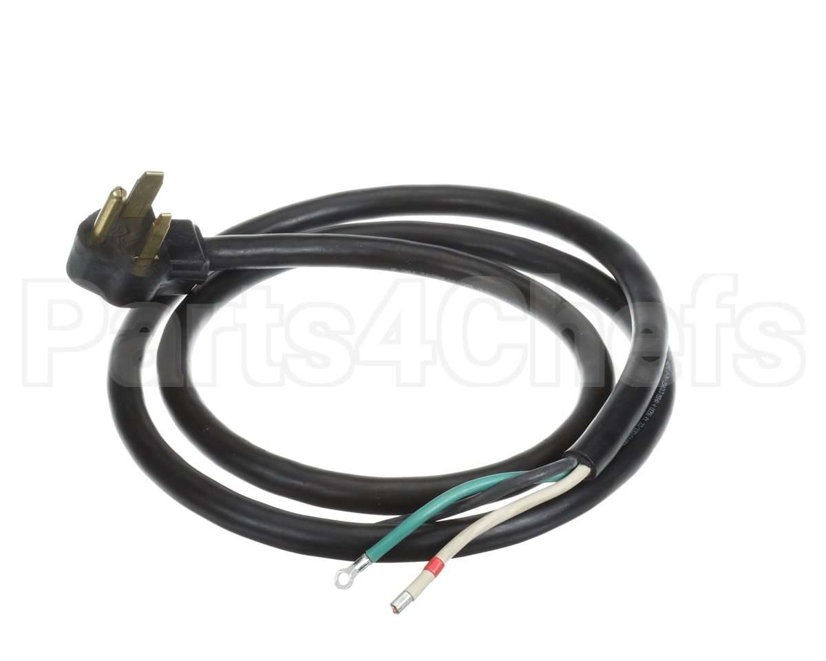 27728.0021 Bunn Power Cord Assembly, 50A 250V Nema 6-50P