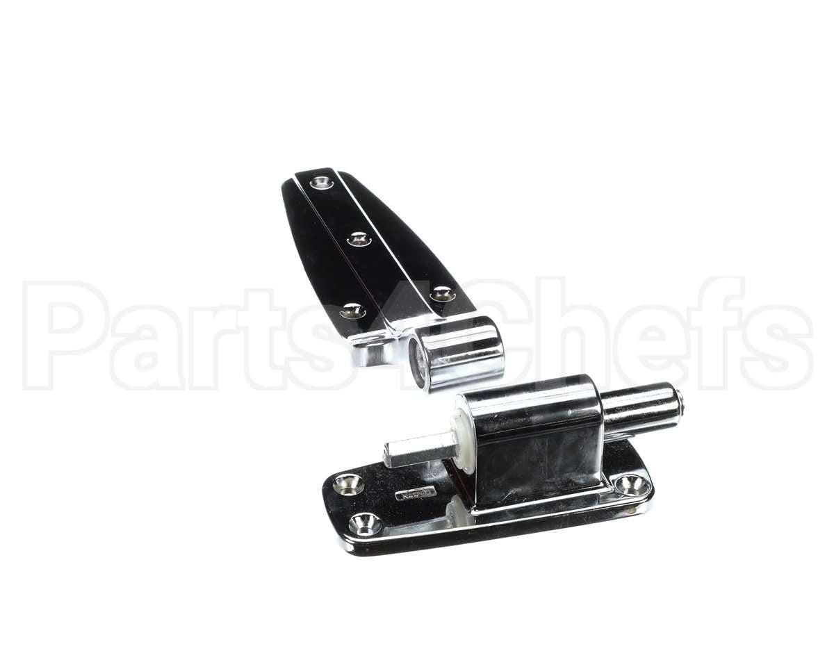 28 Imperial Brown Jshape Hinge- 1248-Flush- Chrome