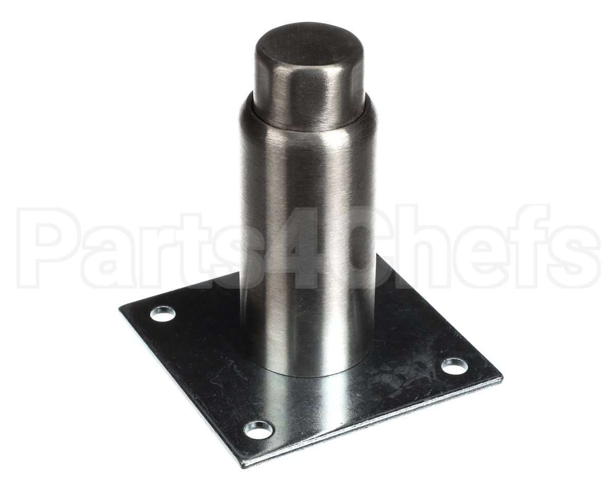 28010 Structural Concepts Leg Round W/Plate 4.00 Inss