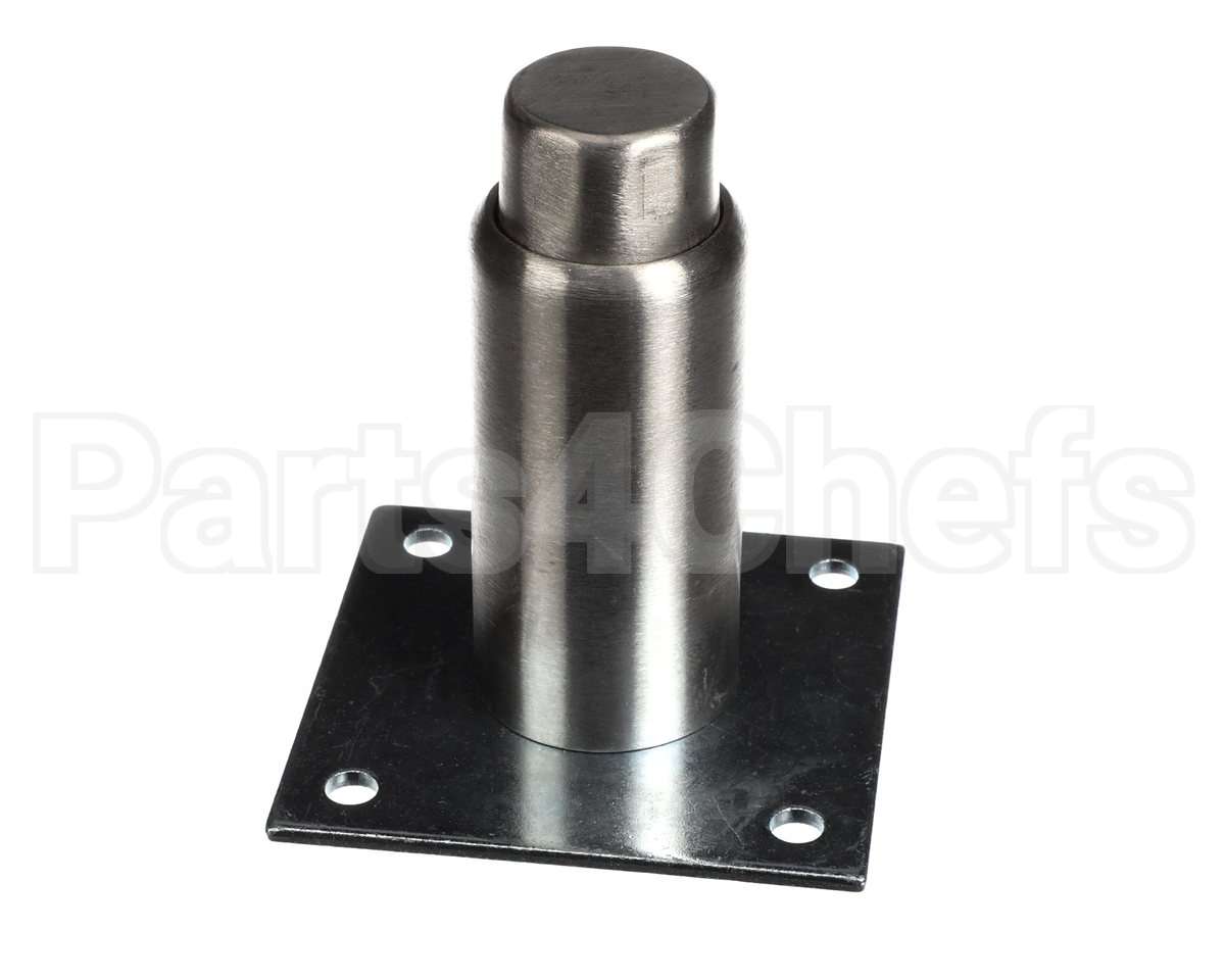 28010 Structural Concepts Leg Round W/Plate 4.00 Inss