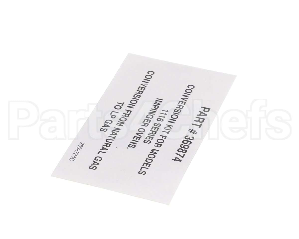 2802734 Lincoln Label Box 369874 Kit
