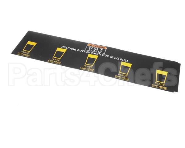 28328.0009 Bunn Decal, Cup Placement Fmd-5