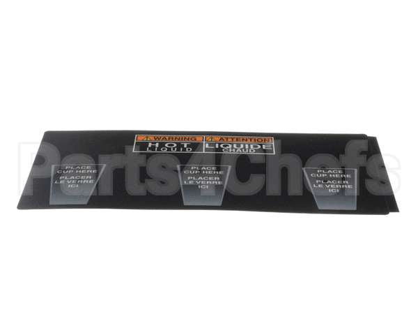 28328.7013 Bunn Decal,Cup Placement Imix-3 Pc Eng/Fre