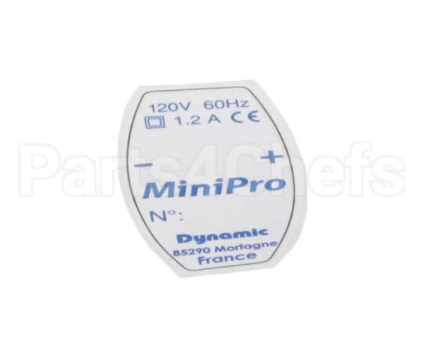 2853.1 Dynamic Mixer Identif. Label Minipro (115 V)