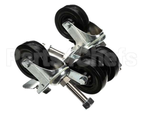 2878.S Hardt Casters (4) Adjustable, Set Of 4 (2 W/Br