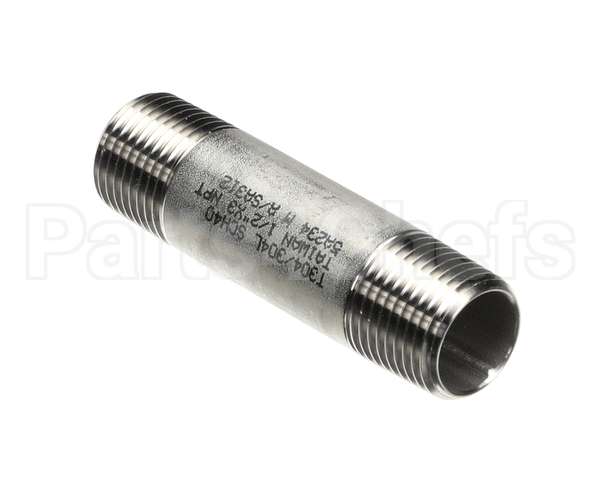 292-3010 American Dish Service Nipple, 1/2 X 3 Ss
