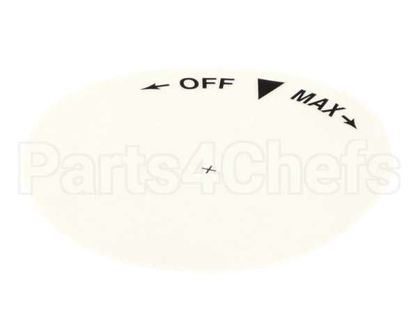 293300 Low Temp Industries Label On/Off/Max Clear