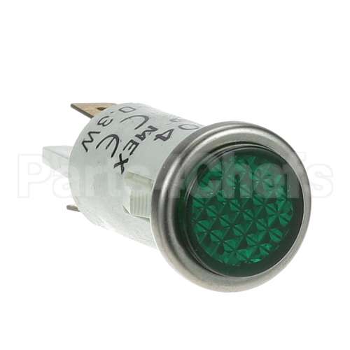 2J-72671 Compatible Star Signal Light 1/2" Green 125V