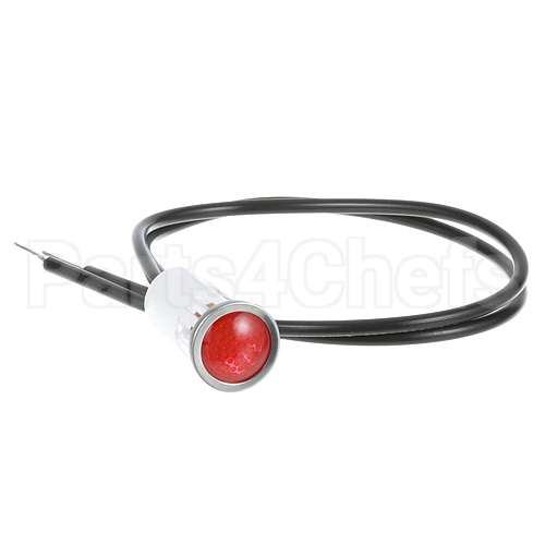 2J-8006 Compatible Star Signal Light 1/2" Red 125V