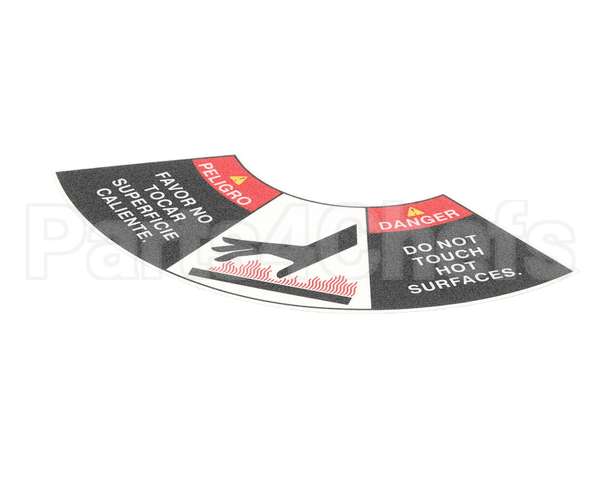 2M-12-WB-0053 Star Label Caution Hot