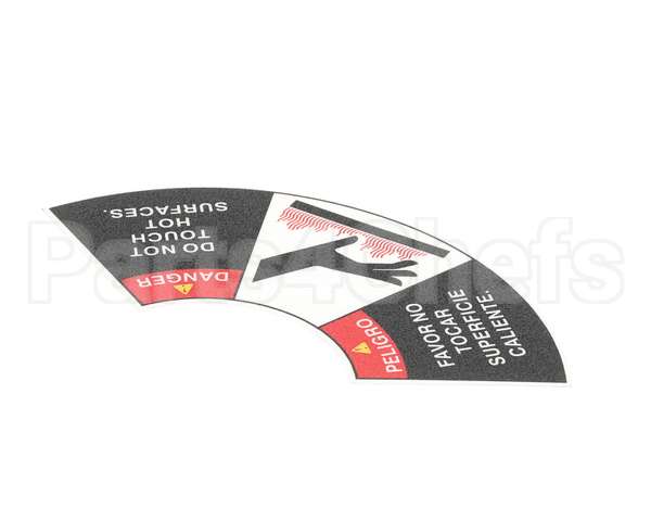 2M-12-WB-0053 Star Label Caution Hot
