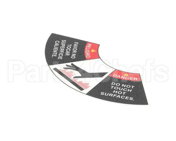 2M-12-WB-0053 Star Label Caution Hot