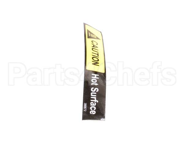 2M-300872 Wells Label Caution Hot Surface