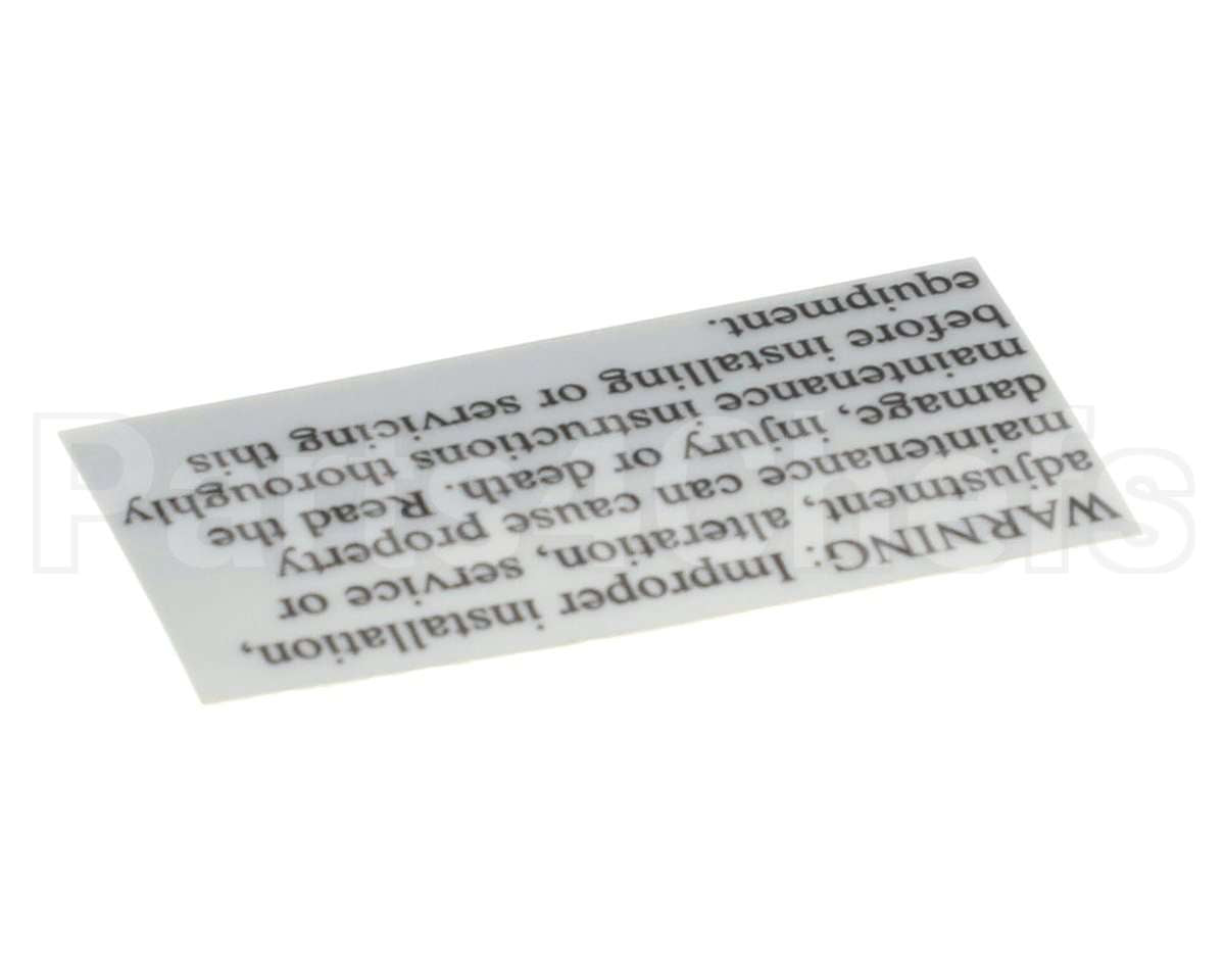 2M-Z1280 Star Label-Warning