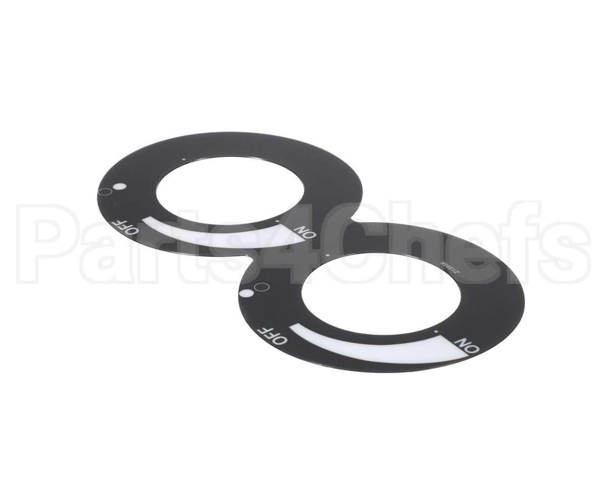 2M-Z15956 Star Label, Dial Dual Hotplate