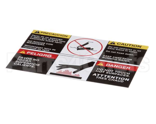 2M-Z2620 Star Label Caution,Bi-Lingual