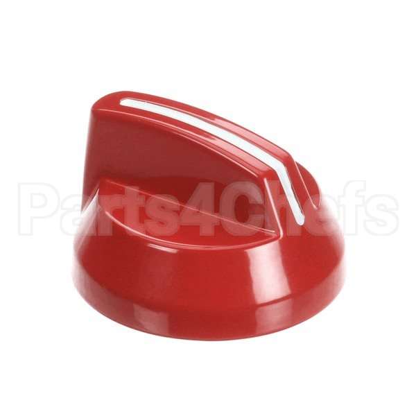 2R-W498-2 Compatible Star Knob-Red Metal-Insert.18 8