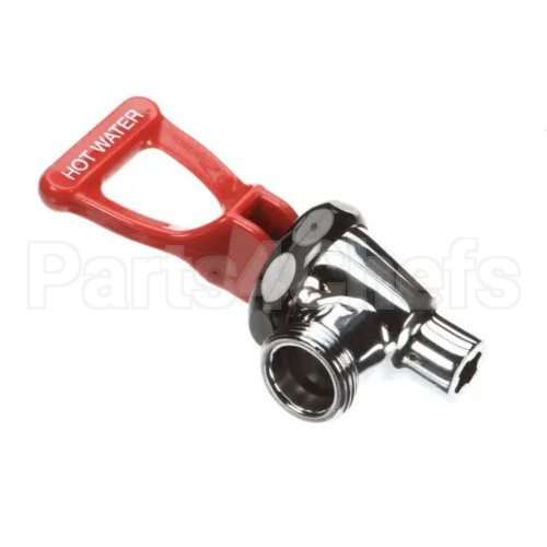 2U-87030 Compatible Bloomfield Faucetassy, Brass, Red Handle