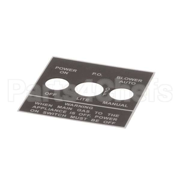 3000012008 Compatible Jade Label, Control Switch, J Br (W/