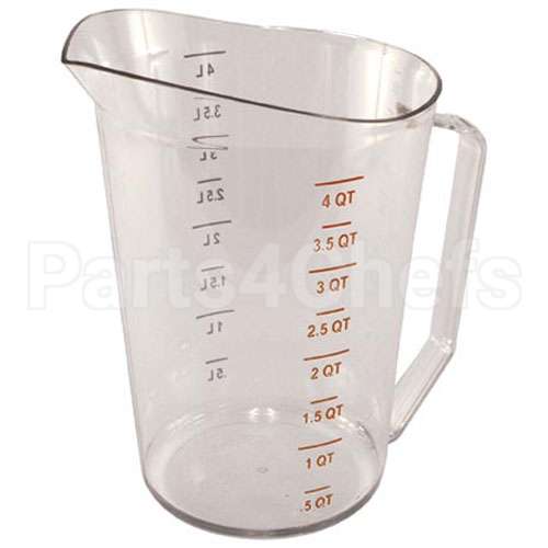 3218 Compatible Rubbermaid 4 Qt Measuring Cup-135 Clear