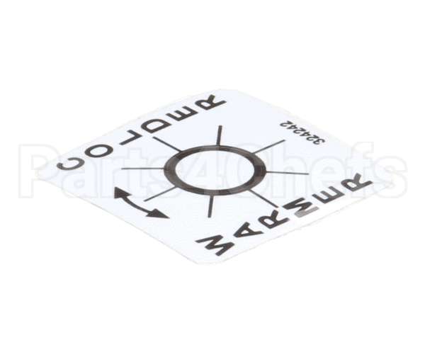 324242 Stoelting Decal Temp Adjustment