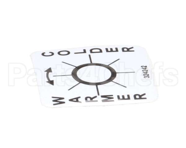 324242 Stoelting Decal Temp Adjustment