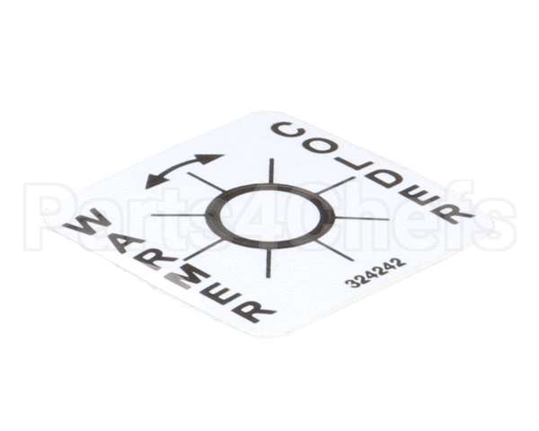 324242 Stoelting Decal Temp Adjustment
