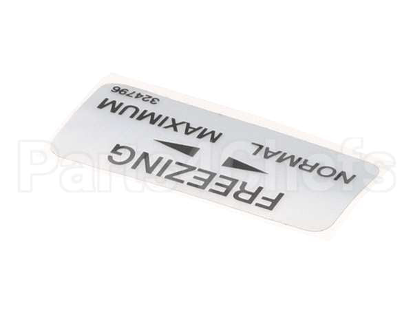 324796 Stoelting Decal; Freezing