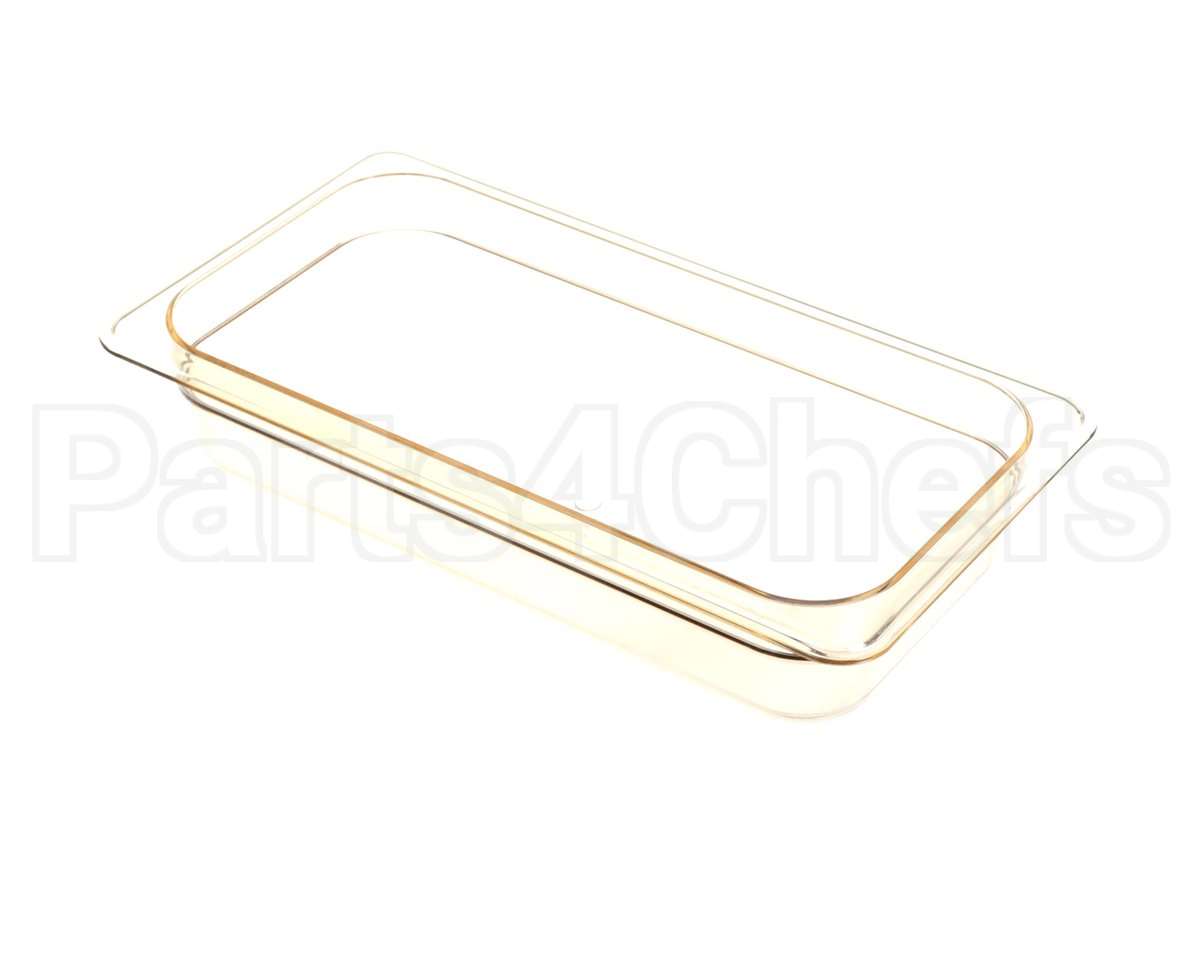 32HP150-H-PAN Cambro Third Sze 4" Dp Hot Pan, Amber