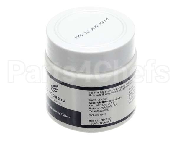 3400-020 Concordia Beverage Jar Brew Grp 130 Tablets