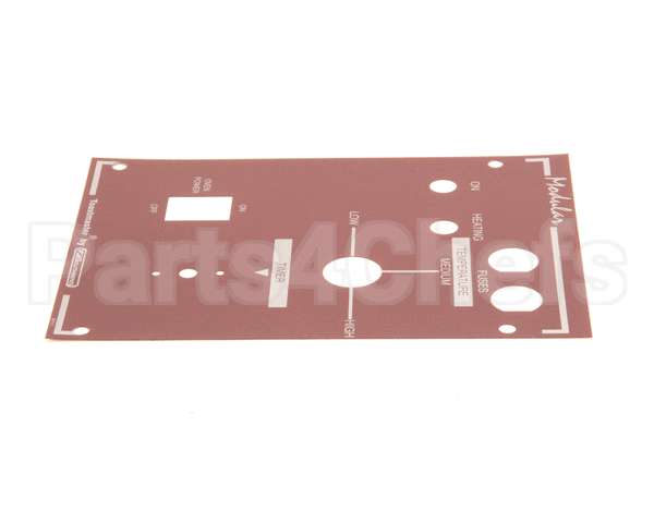 34111 Southbend Range Decal,Control Panel Wendys