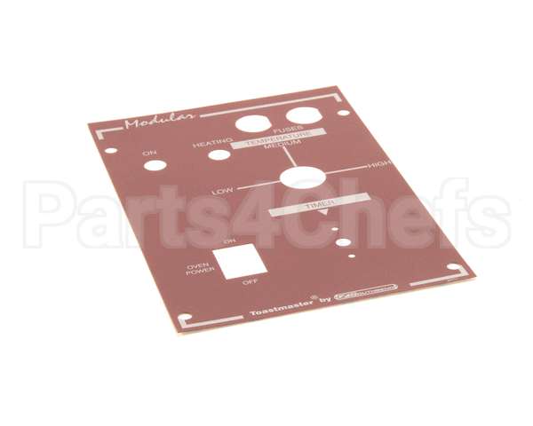 34111 Southbend Range Decal,Control Panel Wendys