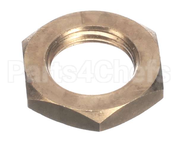351-00013 Grindmaster Cecilware Nut, 3/8-18 Npsm, Hex, Lf Bras