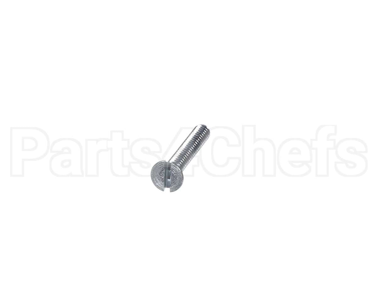 351-60020-00 Traulsen Screw #6-32 X 7/8 Oval Hd Slotted