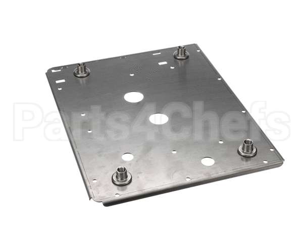 35227.0000 Bunn Base Weldment, Halfwall Blk Single Tf