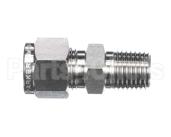 359-00233 Grindmaster Cecilware Adapter 3/8"Comp X 1/4"Mpt Ss