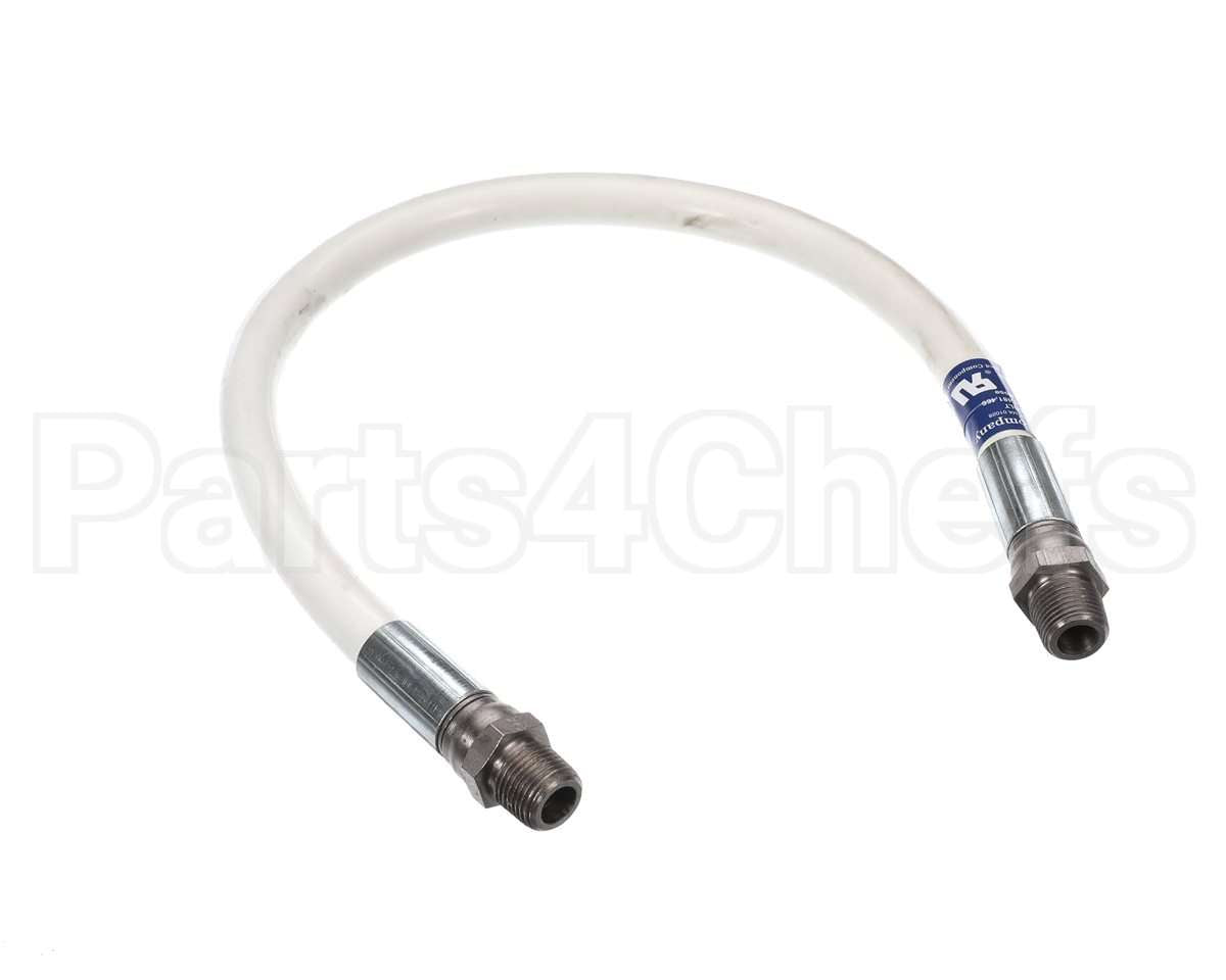 36868 Giles Hose, 27.5, White, Swivel Fittings