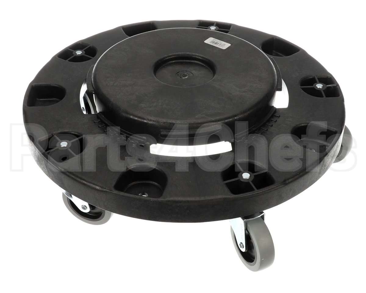 3691103 Carlisle Bronco Black Standard Round Container Do