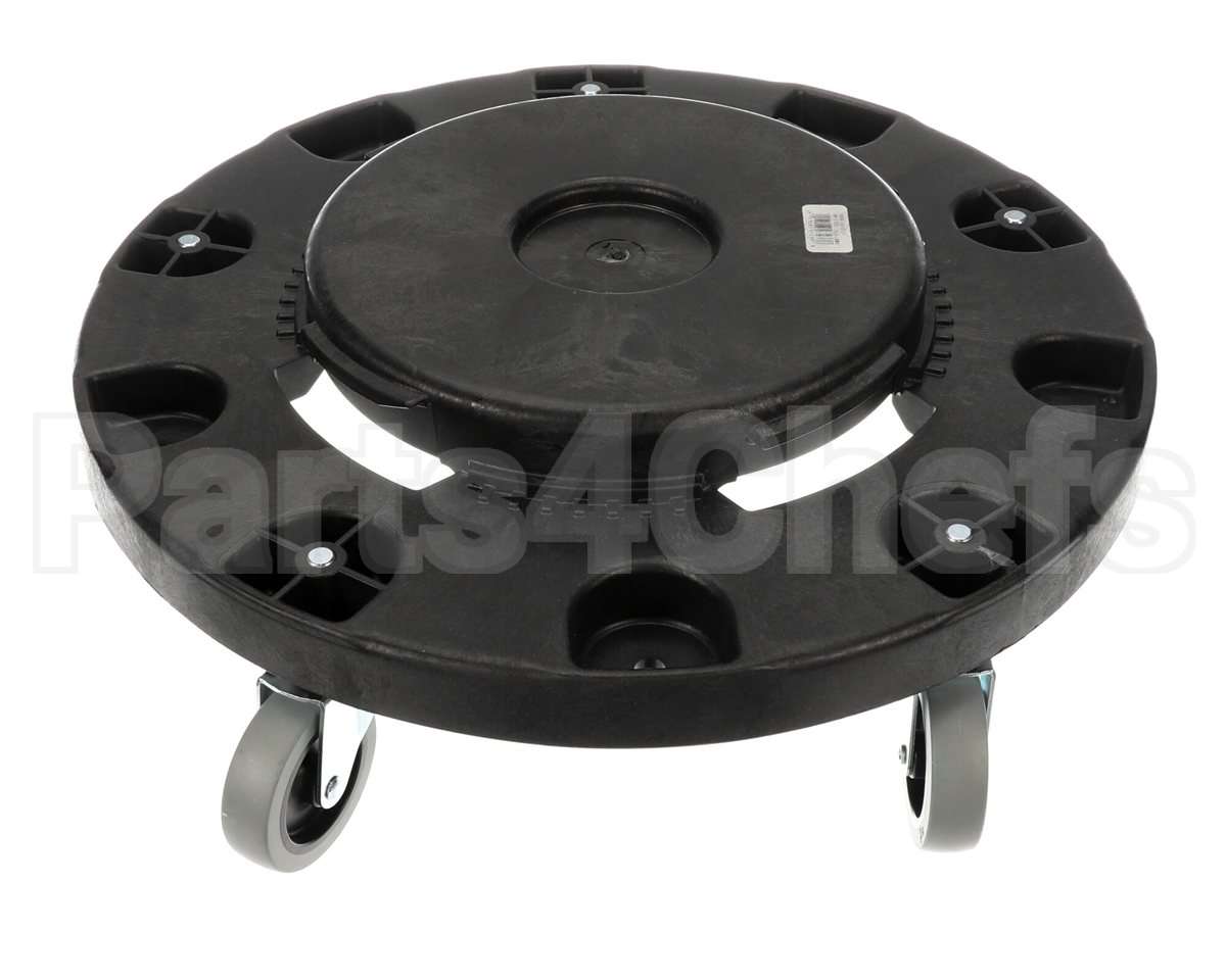 3691103 Carlisle Bronco Black Standard Round Container Do