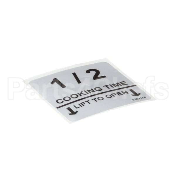 370032 Compatible Lincoln Label 1/2 Cooktime