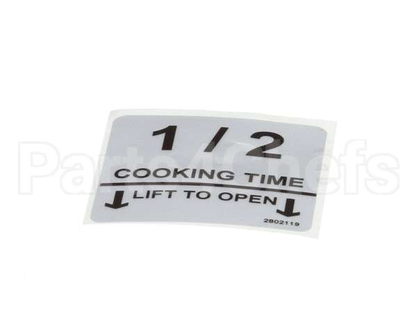 370032 Lincoln Label 1/2 Cooktime
