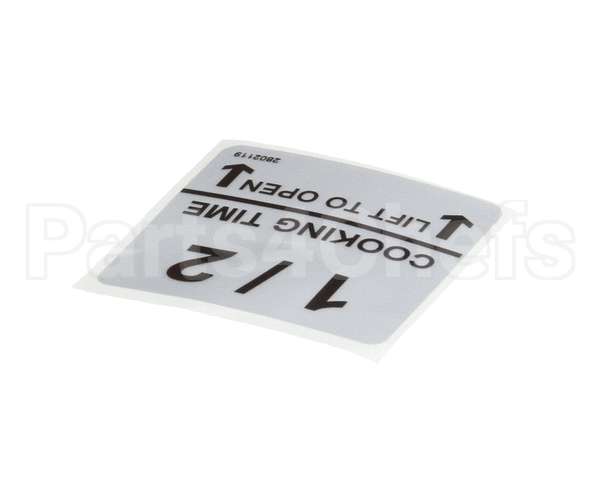 370032 Lincoln Label 1/2 Cooktime