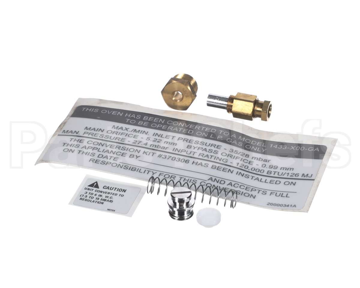 370306 Lincoln 1434 To Nat Gas Conversion Kit