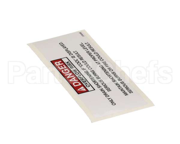 37934 Henny Penny Label - Danger Shortening