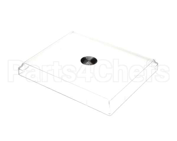 3802L-13 Vollrath Lid, Full Size Straw Boss Clr