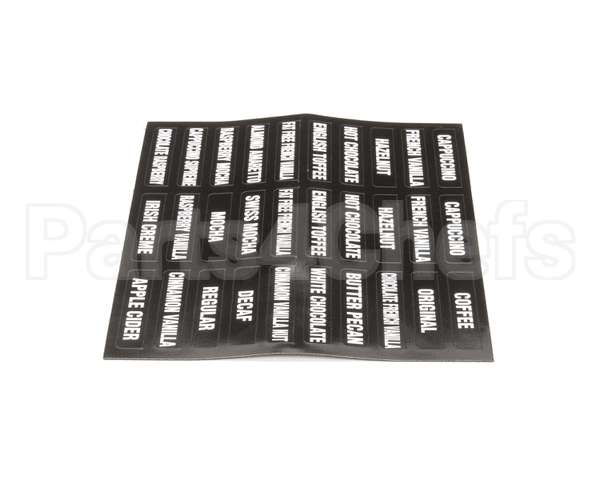 38749.0000 Bunn Decal, Flvr Labels Imix (New)